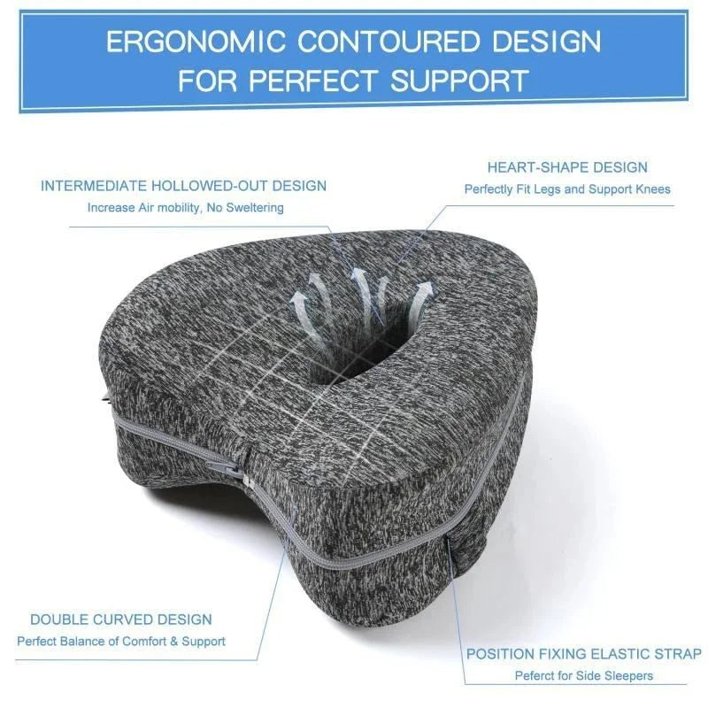 Heart-Shaped Memory Foam Leg Pillow Beautiful Leg Pillow Memory Pillow Pregnant Woman Heart-Shaped Knee Love - Bellarte Enchanté Heart-Shaped Memory Foam Leg Pillow Beautiful Leg Pillow Memory Pillow Pregnant Woman Heart-Shaped Knee Love